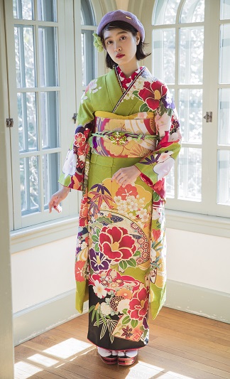 成人式にオススメ レトロな柄の振袖 | 振袖・きもの・写真撮影・着付